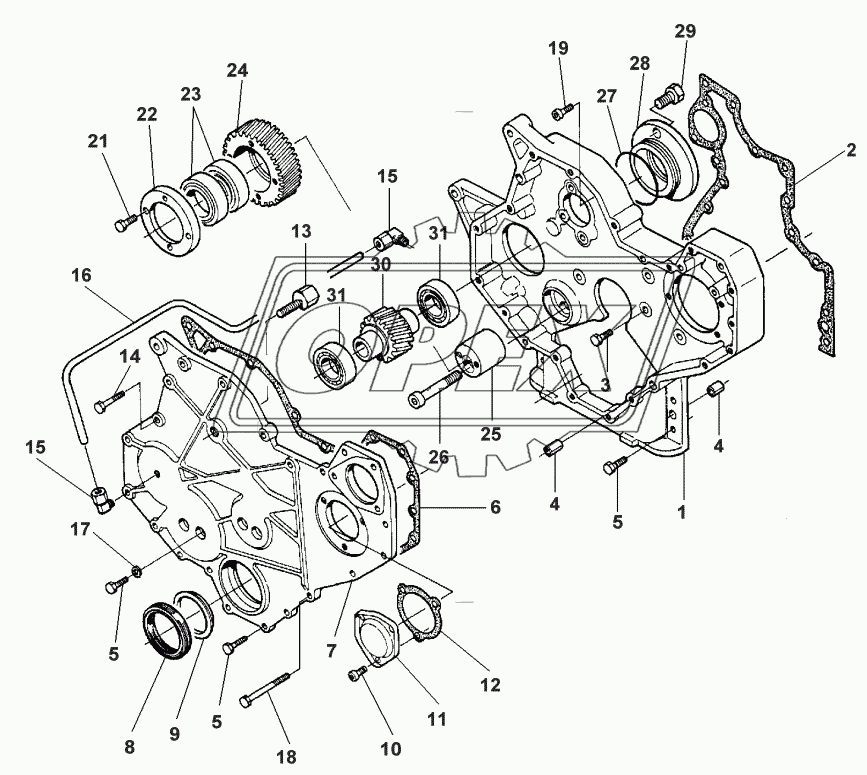 TIMING GEAR HOUSING