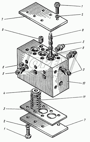 Блок золотников 2