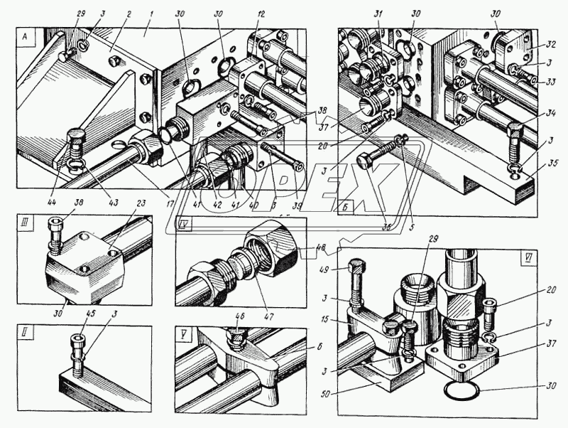 Трубопроводы стрелы 2