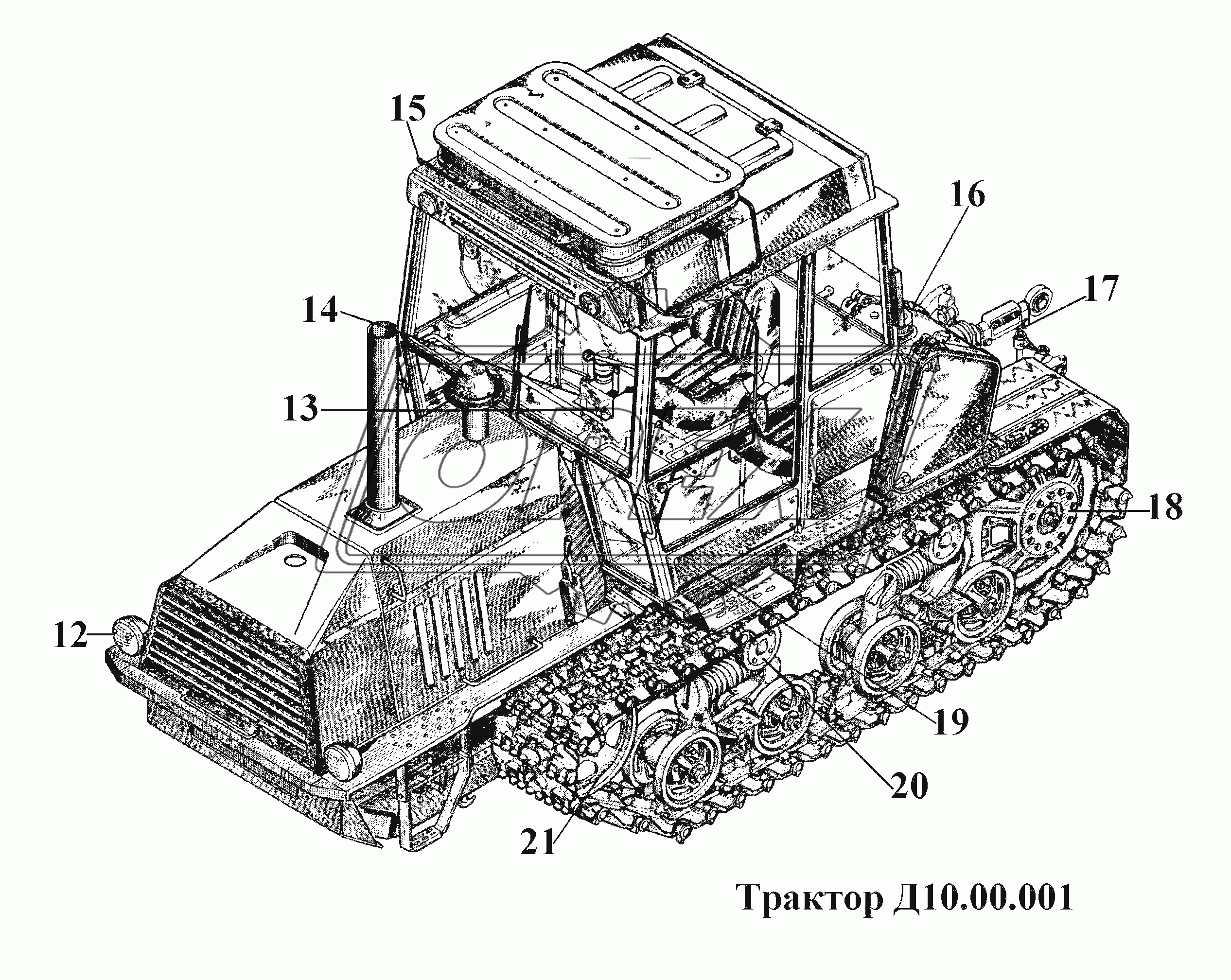 Трактор Д10.00.001 (2)