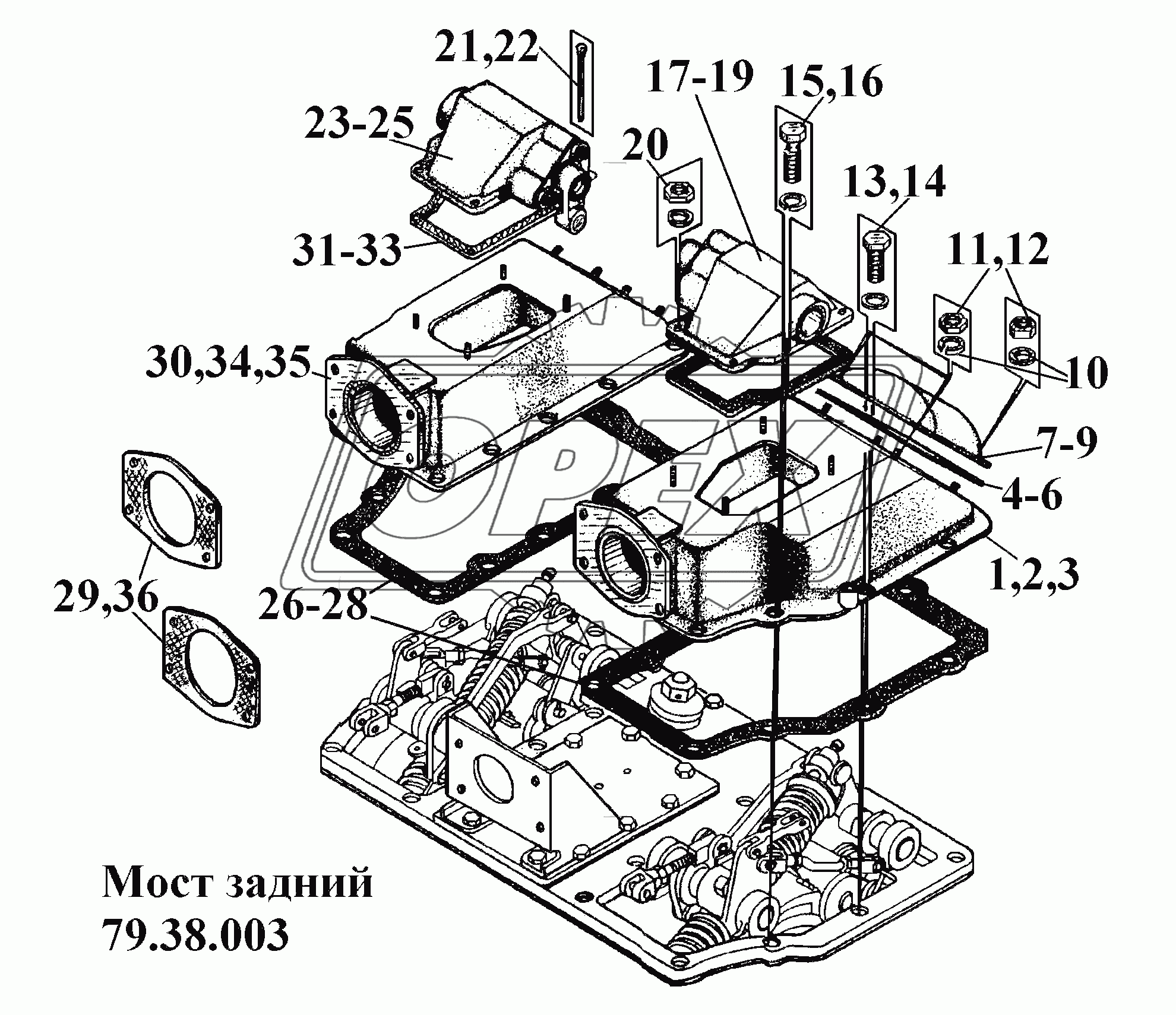 Мост задний 79.38.003 (2)