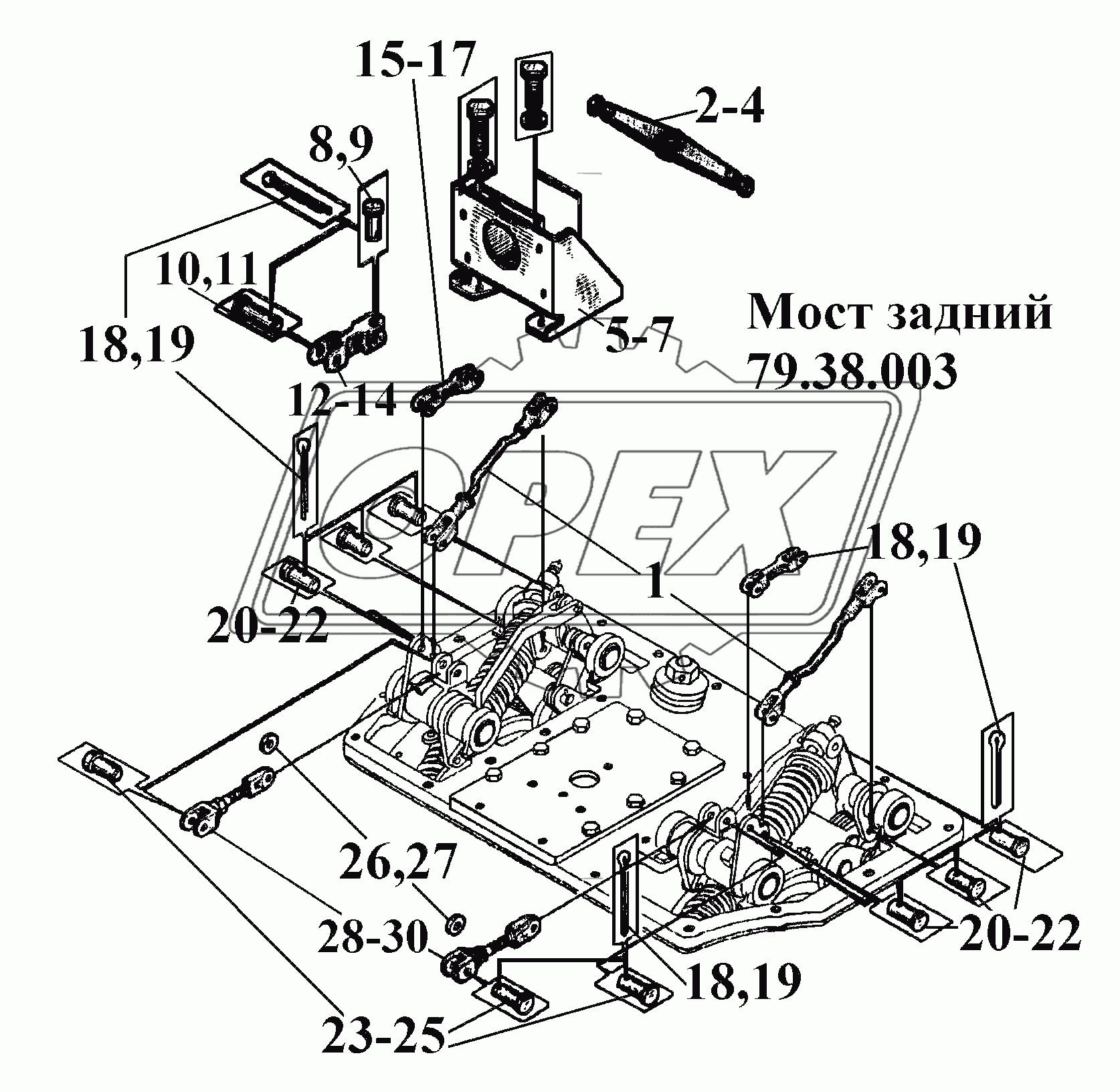 Мост задний 79.38.003 (3)