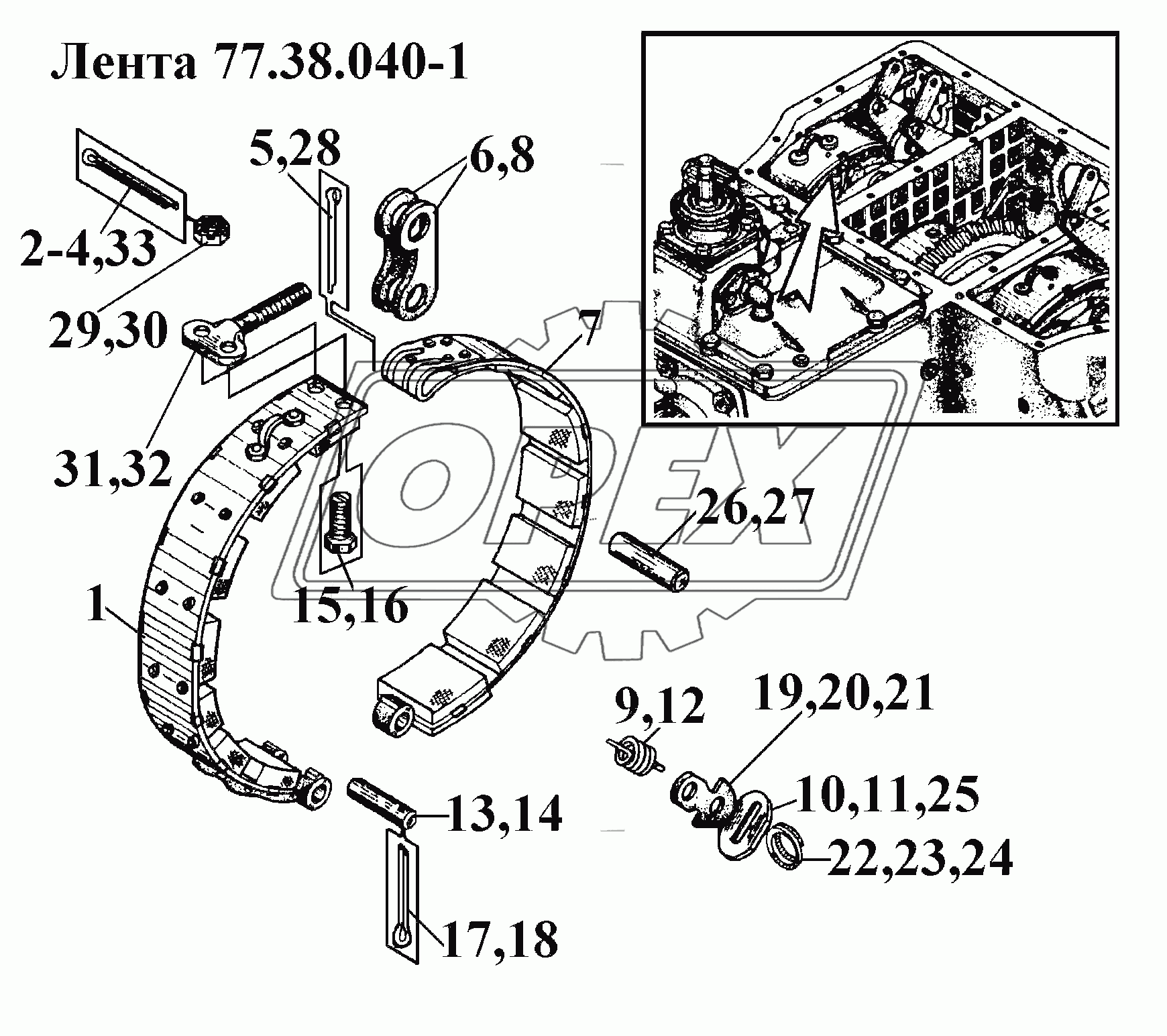 Лента 77.38.040-1