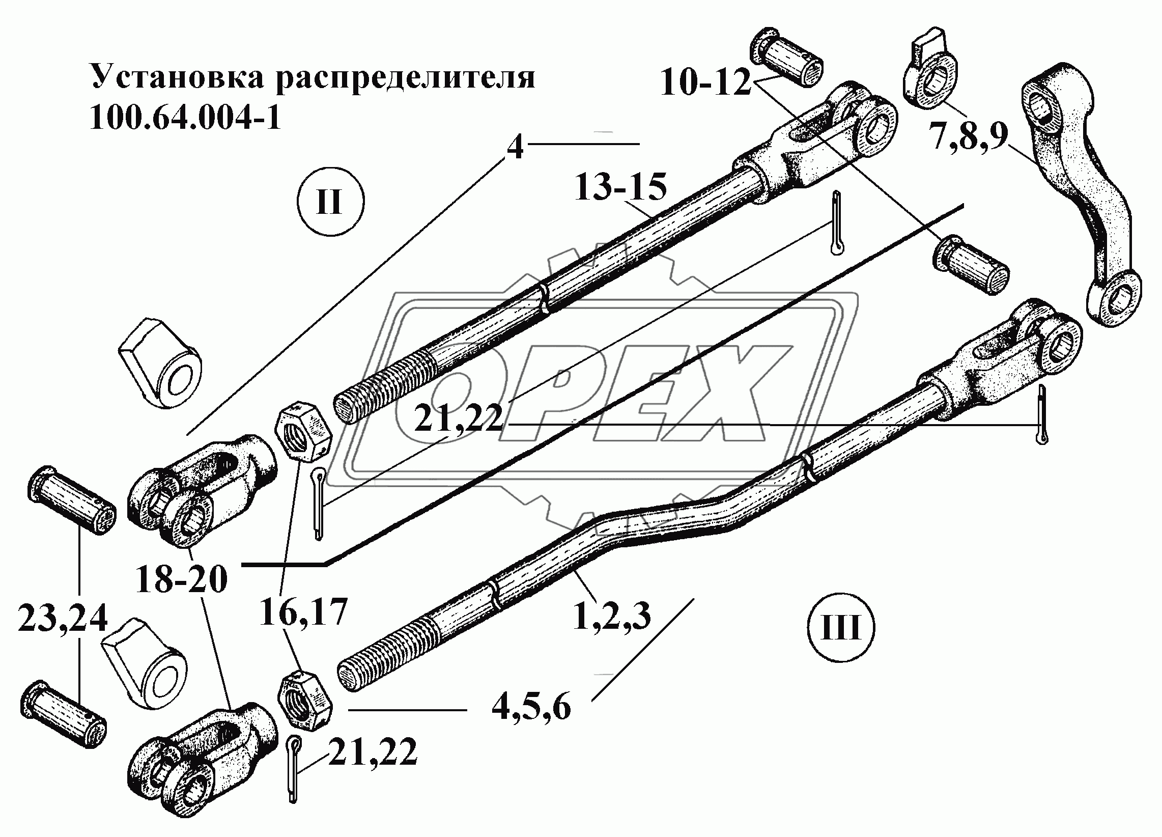 Установка распределителя 100.64.004-1 (3)