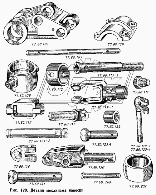 Детали механизма навески 1