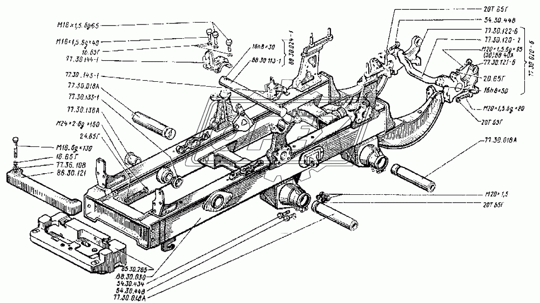 Рама трактора