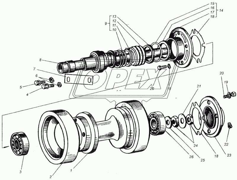 Каретка дт 75 схема