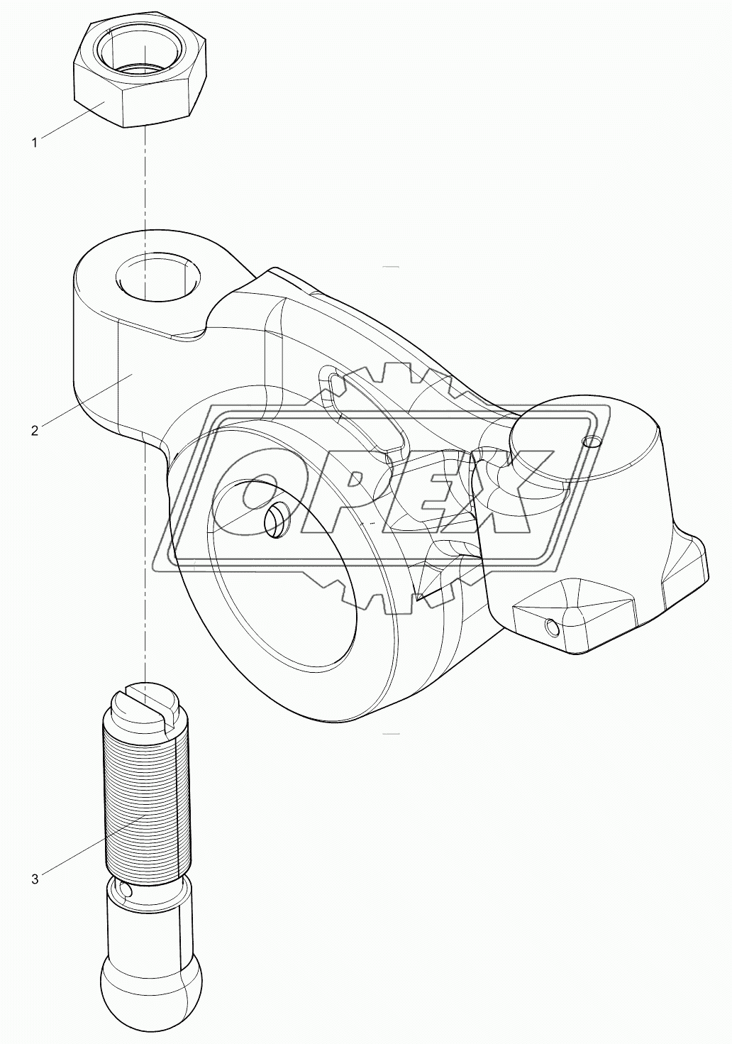 EVB Exhaust Rocker Arm Set