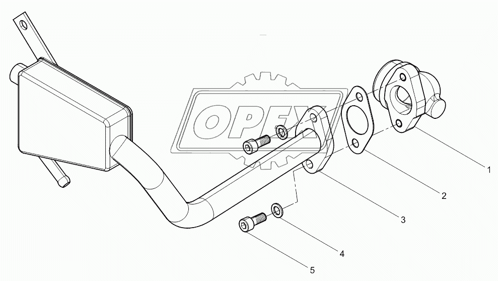 Oil-gas separator assembly