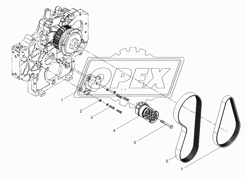 Tensioner and Belt Assembly