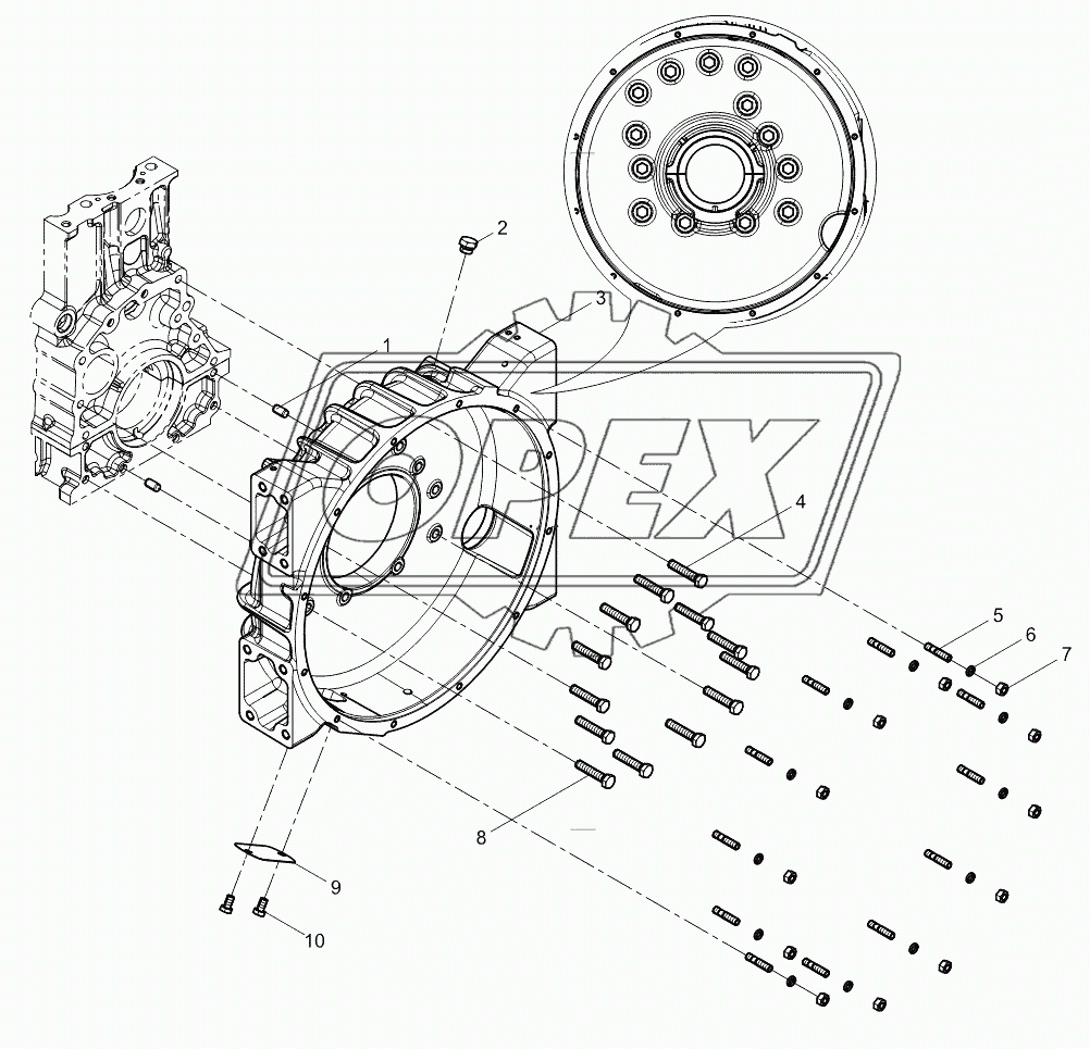 Flywheel Housing Group