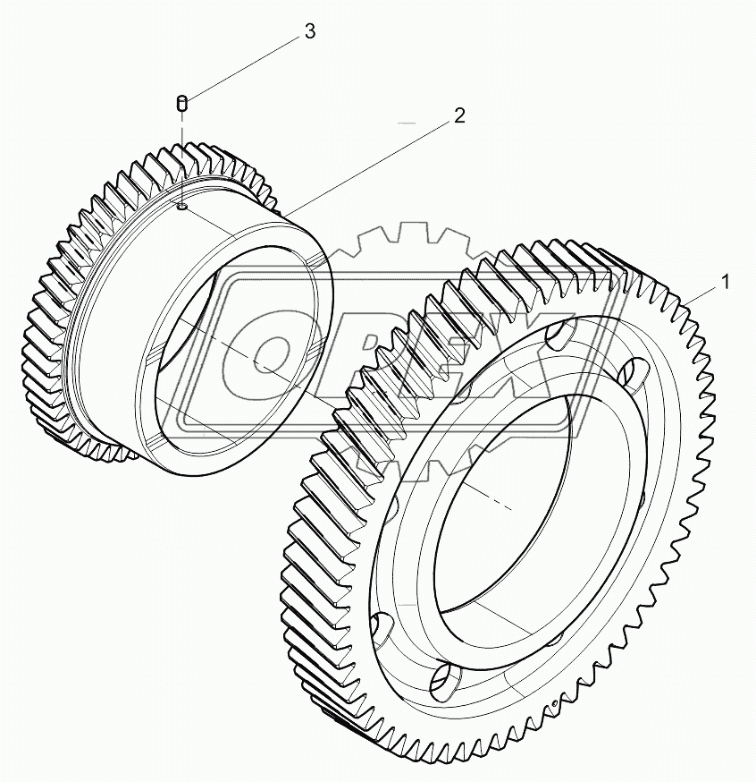 Middle Gear Set