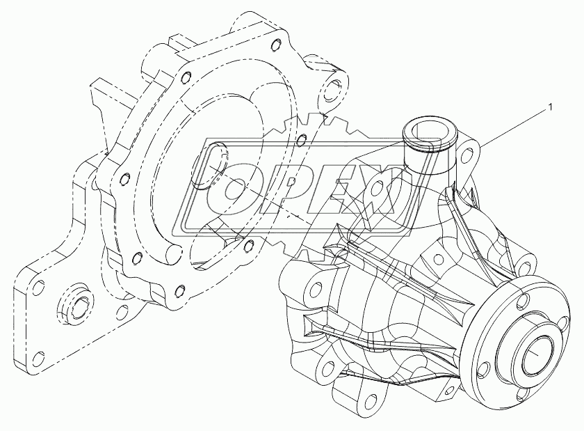 Water pump assembly