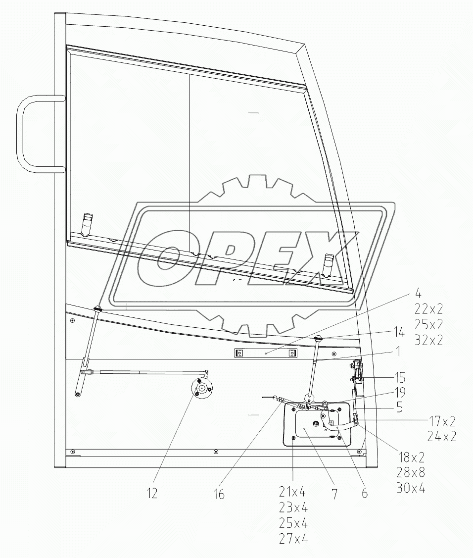 001426104000 00 Дверь в сборе