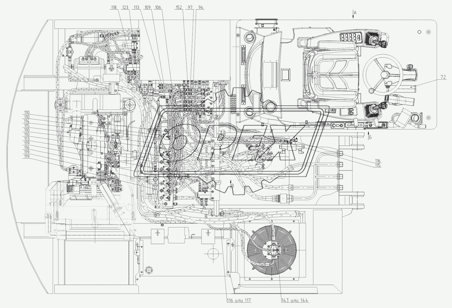 314928004000 00, 314928004000 Гидроуправление экскаватора 1