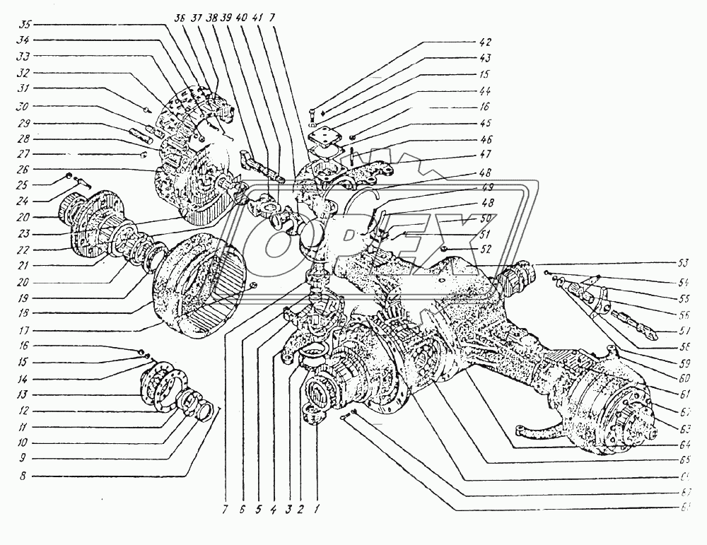 01.3-5200-00Б Мост передний