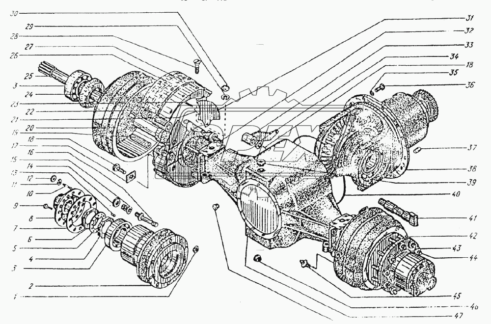 01.3-5100-00 Мост задний