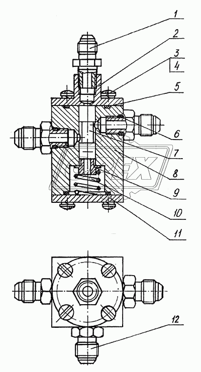 Гидрораспределитель 4