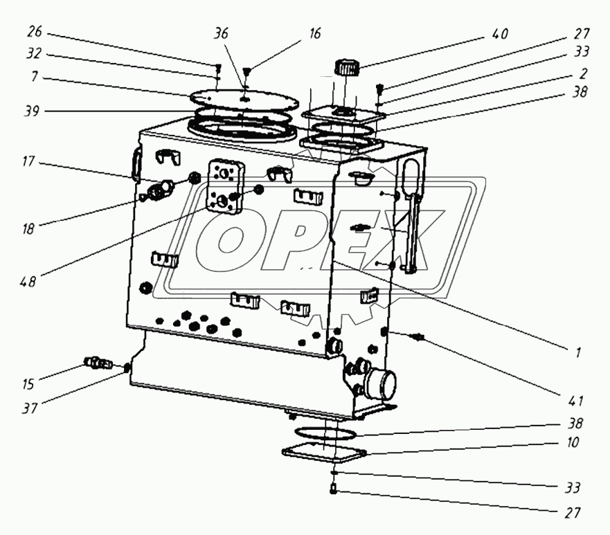 202040200000 10 Бак гидравлический