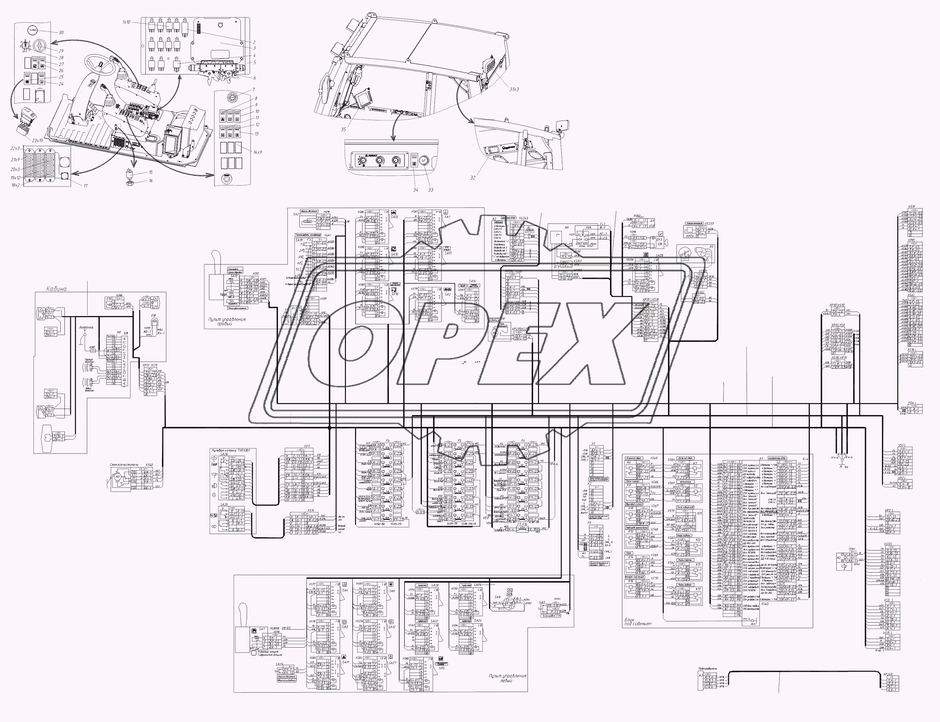 202030600000 01 Электроуправление в кабине