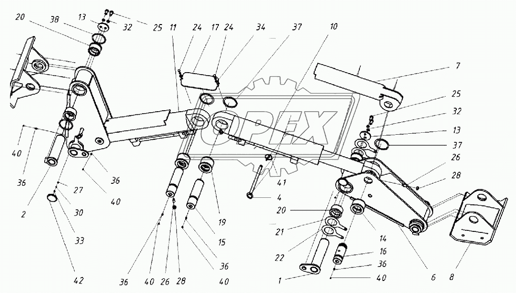 201010400000 00 Установка опор с цилиндрами