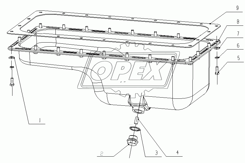 D7400-1009000 Топливный бак в сборе