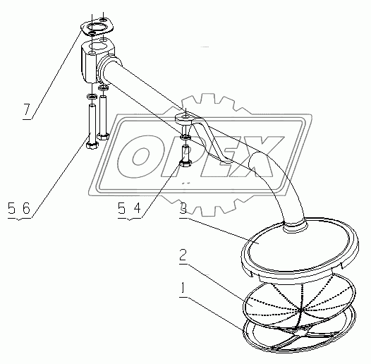 D30-1010000 Сетчатый масляный фильтр в сборе