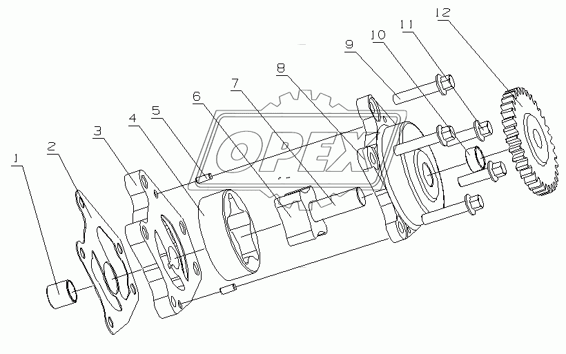 D30-1011000A Масляный насос в сборе