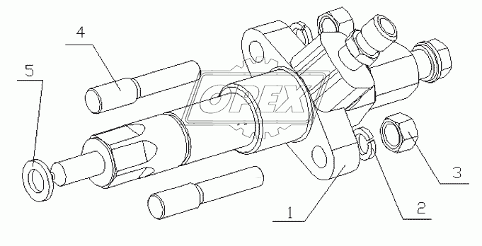 330-1112000 Топливный инжектор в сборе