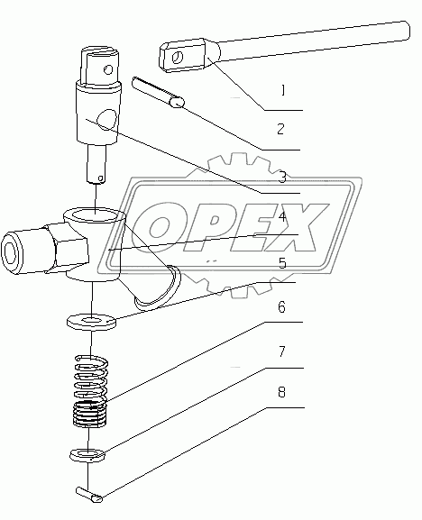 631-1305000 Сливной кран в сборе