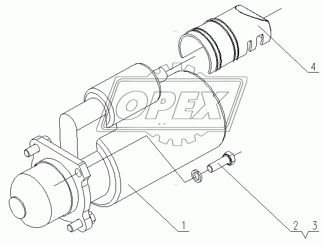 D30-3708000 Стартер в сборе