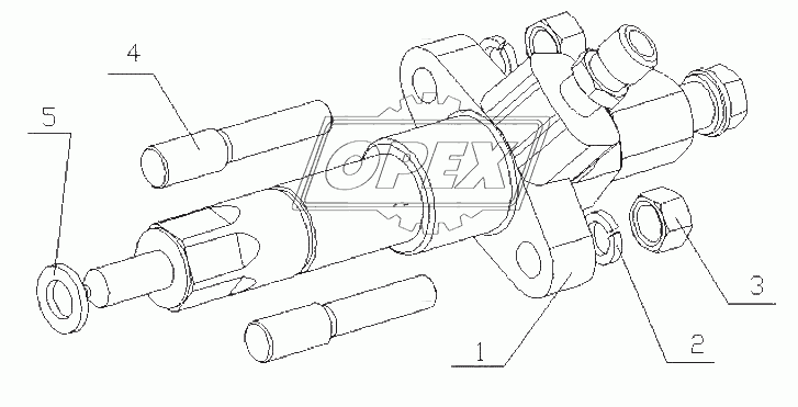 D30-1112000/02 Топливный инжектор в сборе