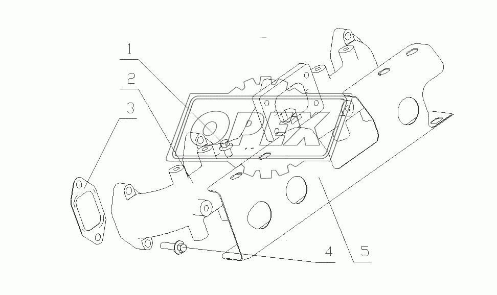 D0702-1008200/04, D0702-1008400/03 Часть выхлопной трубки и часть крышки выхлопной трубки