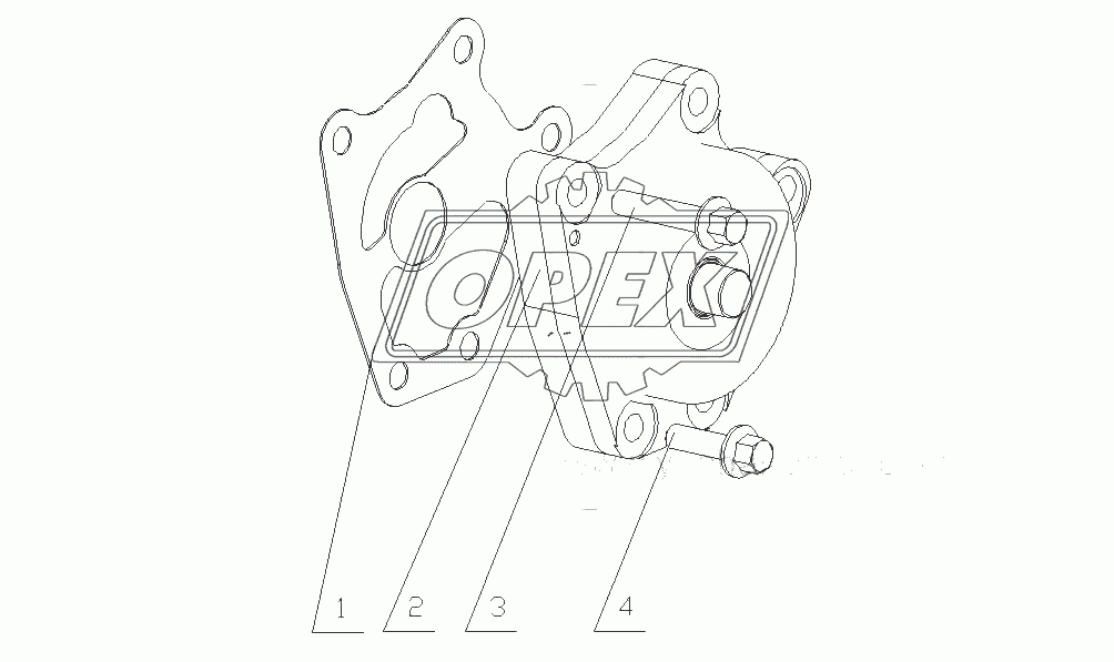 D30-1011000A/07 Масляный насос в сборе