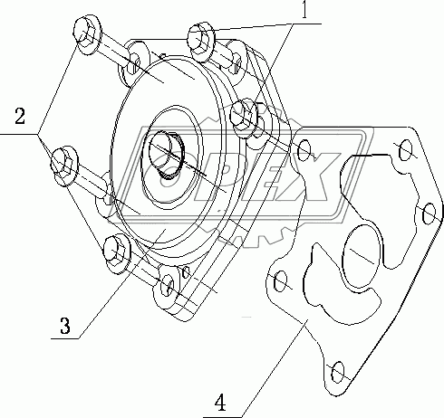 D30-1011000A Масляный насос в сборе