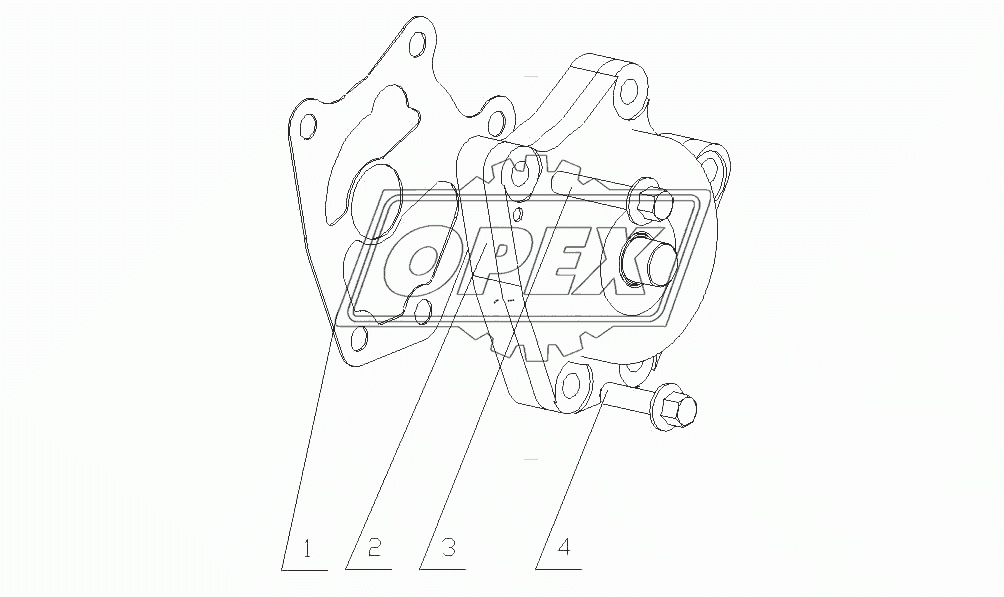 D30-1011000A Масляный насос в сборе