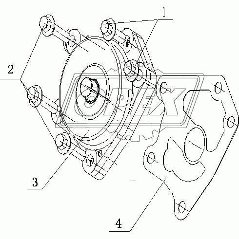 D30-1011000A Масляный насос в сборе