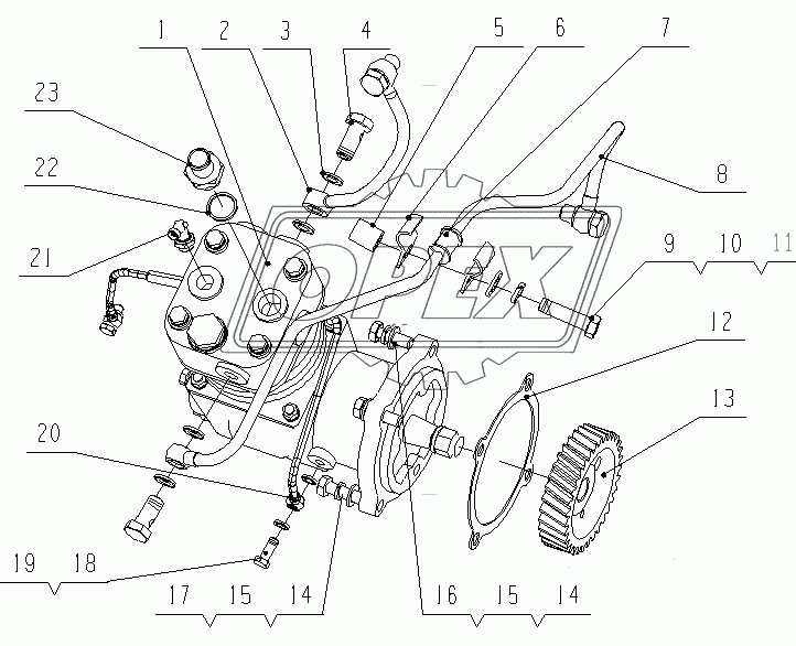 D0899-3509000 Пневматический компрессор в сборе