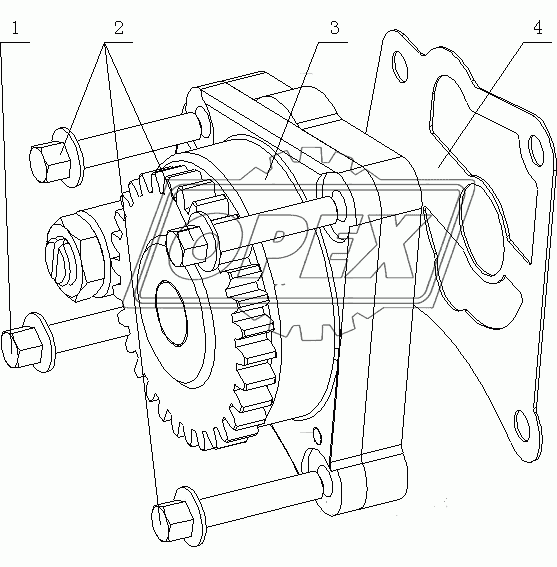 1530-1011000 Масляный насос в сборе