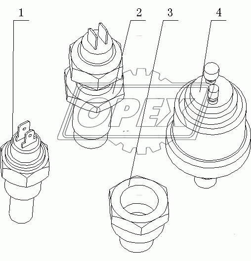 F30D2-3800000 Инструмент и датчик в сборе