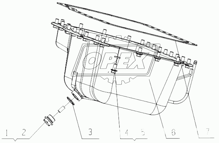 G0100-1009000C Масляный поддон в сборе