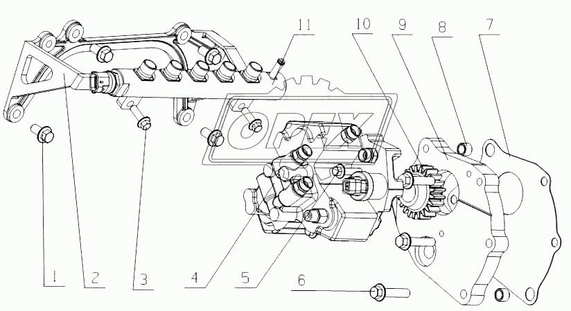 E2100-1111000 Топливный насос высокого давления в сборе