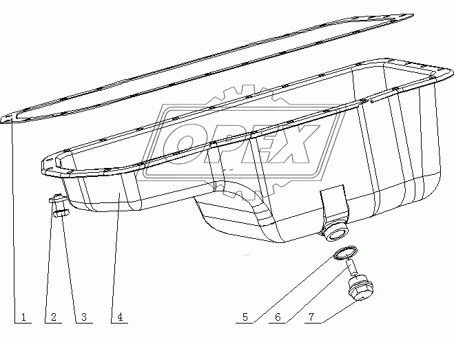 G0100-1009000C Масляный поддон в сборе