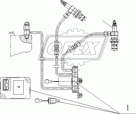 E12N2-1015000 Устройсво для завода двигателя в сборе