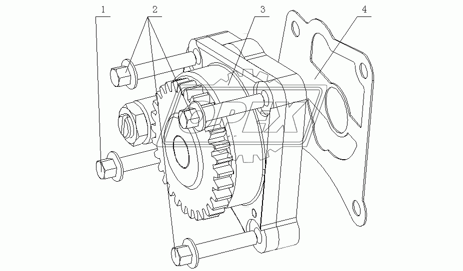 1530-1011000 Масляный насос в сборе