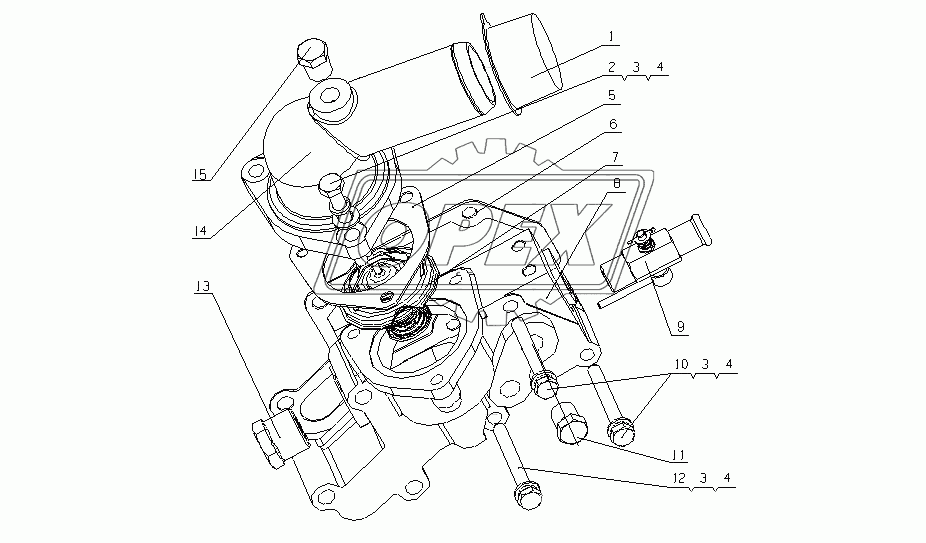 E0401-1306000 Термостат в сборе