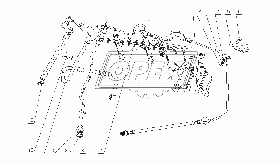 E0298-1104000 Система подачи топлива в сборе