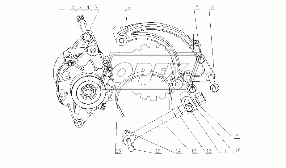 1531B-3701000B Генератор переменного тока в сборе