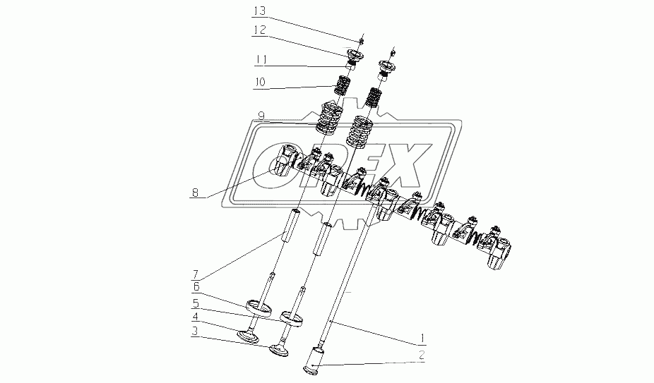 E0300-1007000 Система управления клапанами в сборе