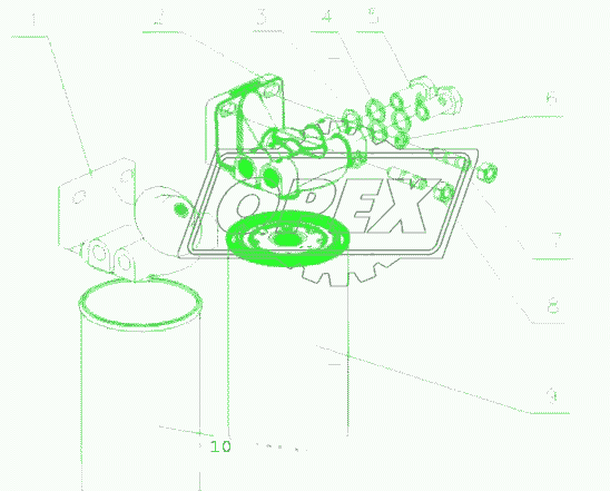 G2100-1105000 Топливный фильтр в сборе